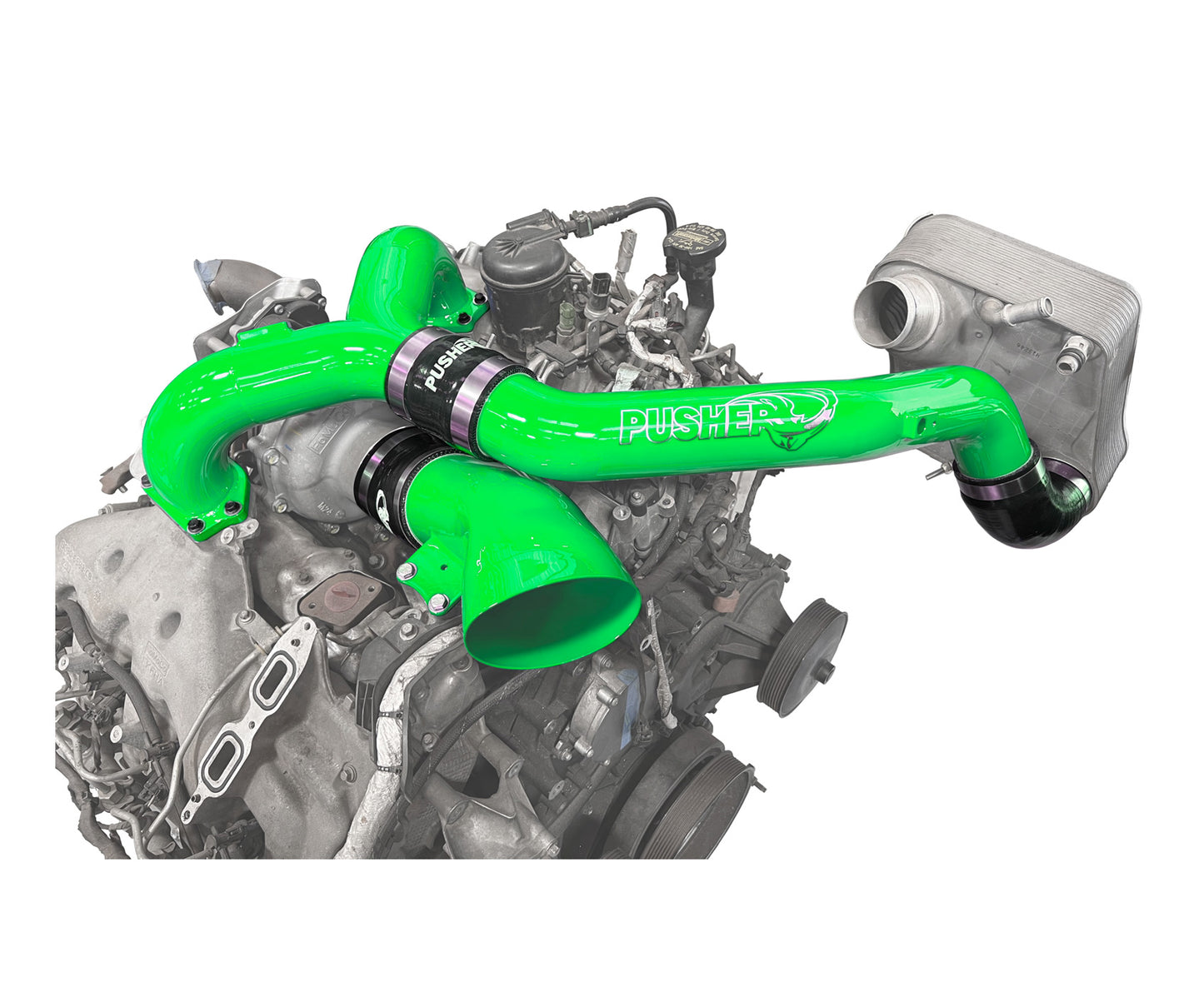 Pusher Intake System with Turbo Inlet for 2020+ Ford F250/350 6.7L Powerstroke