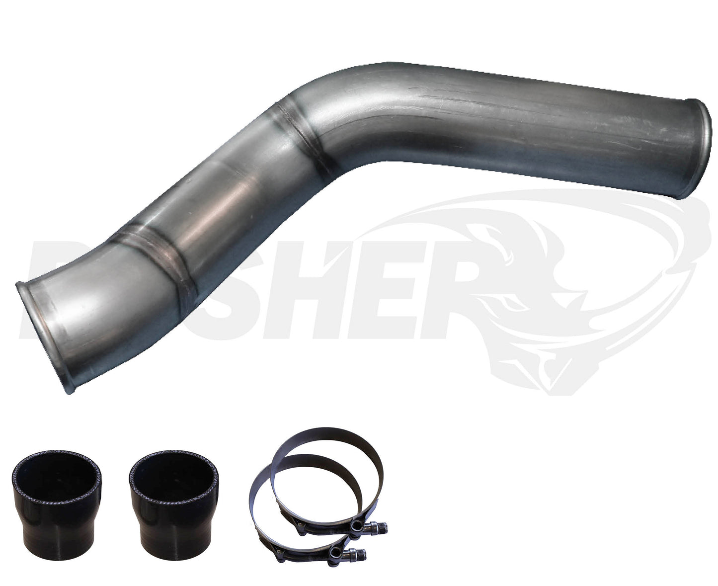 Pusher 3.5" MEGA Passenger-Side Intercooler Tube 2019+ Ram Cummins
