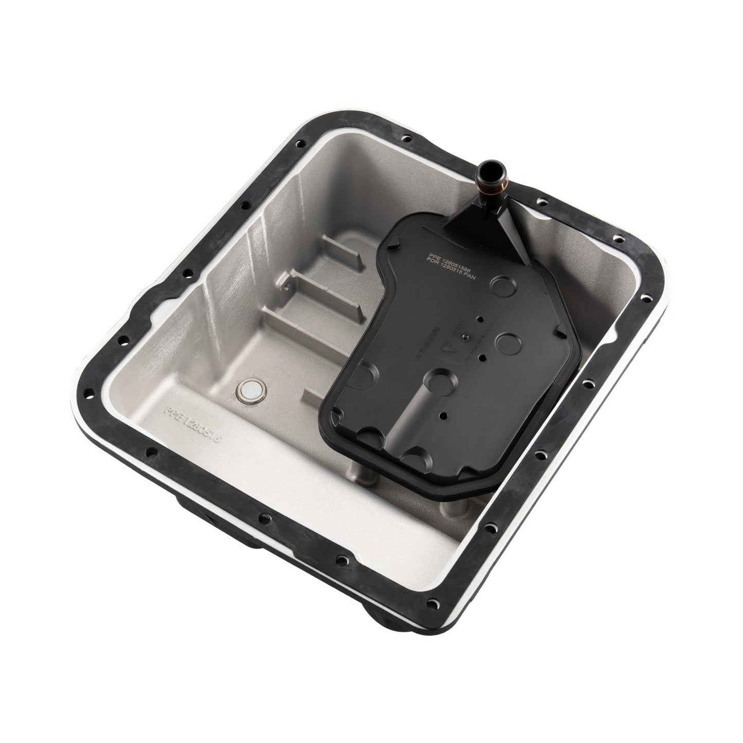700R4 4L60 4L60E 4L65 4L70E 4L75E Deep Transmission Pan 1982 and Later GM - Brushed Pacific Performance Engineering