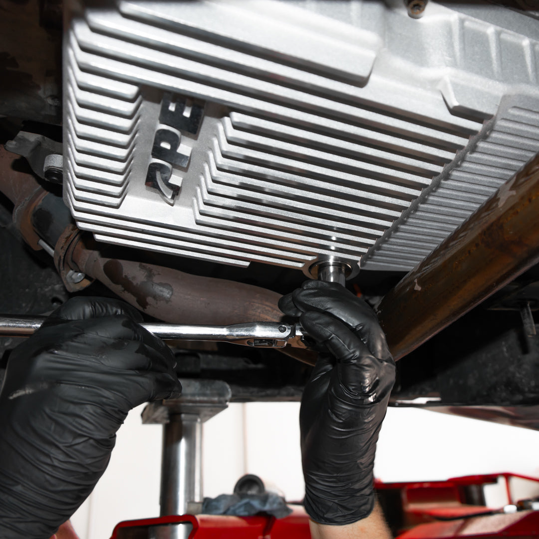 2005-2019 Jeep/Dodge/Chrysler w/ WA580, W5A580, NAG1 Transmission Heavy-Duty Cast Aluminum Transmission Pan Raw