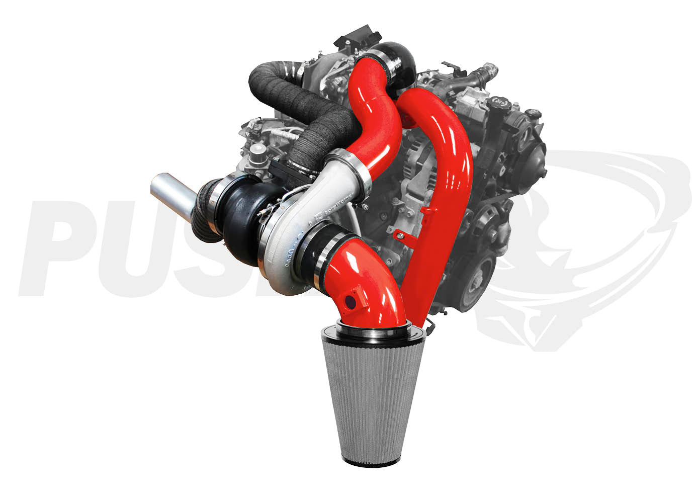 Pusher Max Compound Turbo System for 2007.5-2010 Duramax LMM Trucks