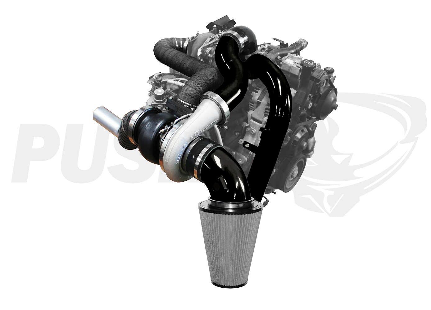 Pusher Max Compound Turbo System for 2006-2007 Duramax LBZ Trucks