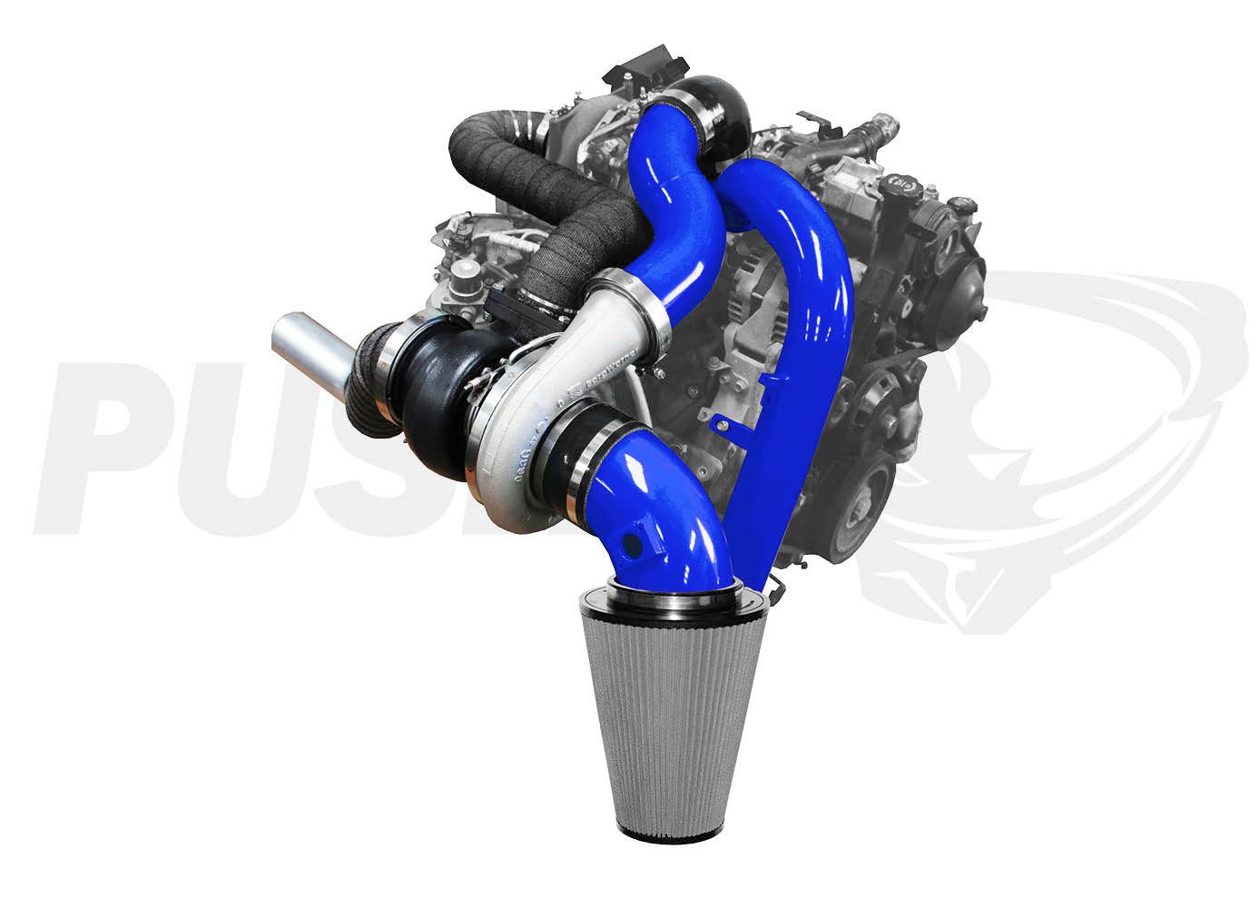 Pusher Max Compound Turbo System for 2004.5-2005 Duramax LLY Trucks