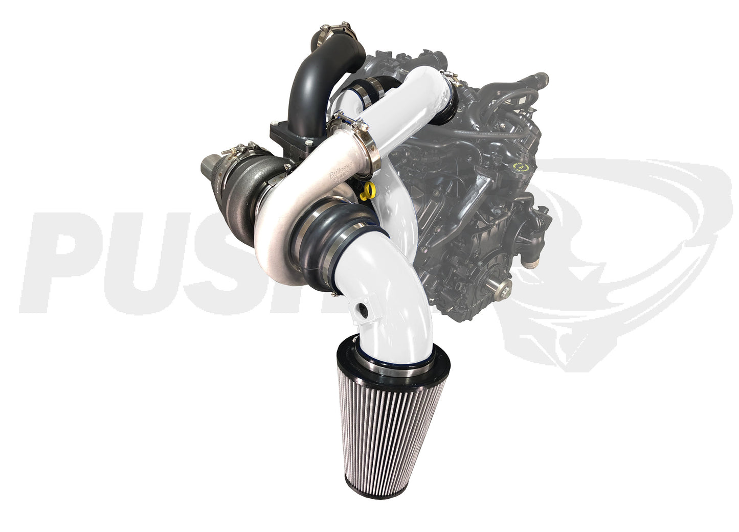 Pusher Max Compound Turbo System for 2001-2004 Duramax LB7 Trucks