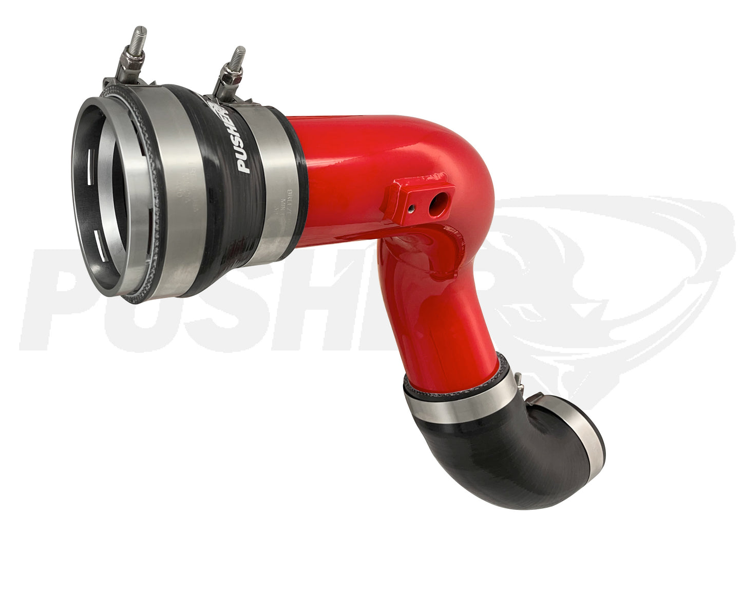 Pusher HD 3" Cold Side Charge Tube for 2011-16 Ford F250/350/F450/F550 6.7L Powerstroke w/ Throttle Valve Adapter