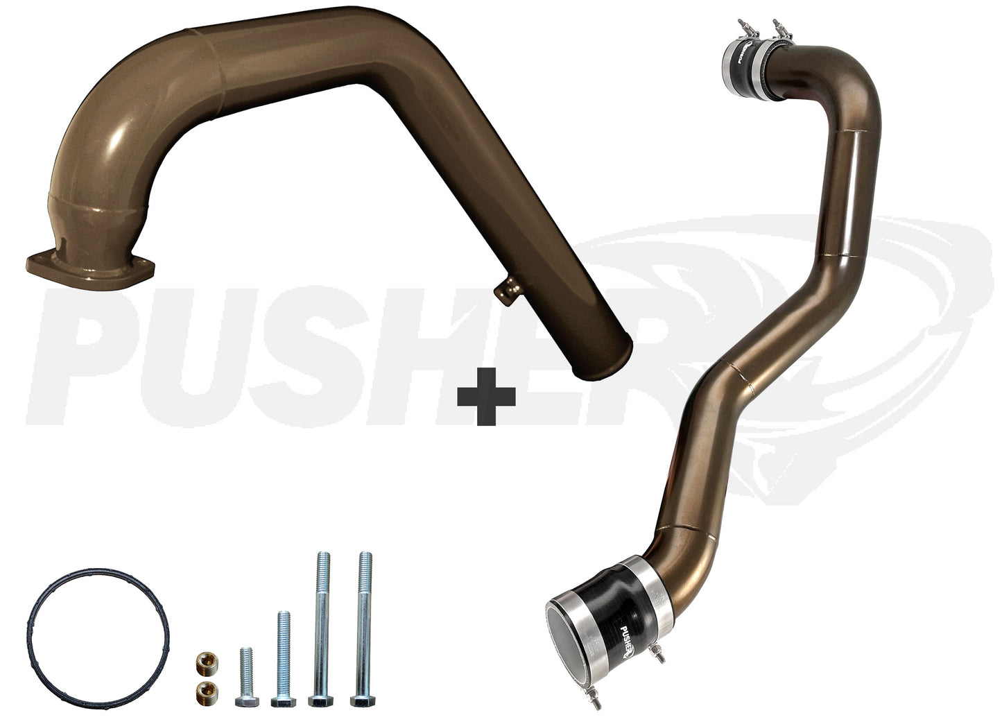 Pusher Max HD Charge Tube Package for 2004.5-05 Duramax LLY Trucks