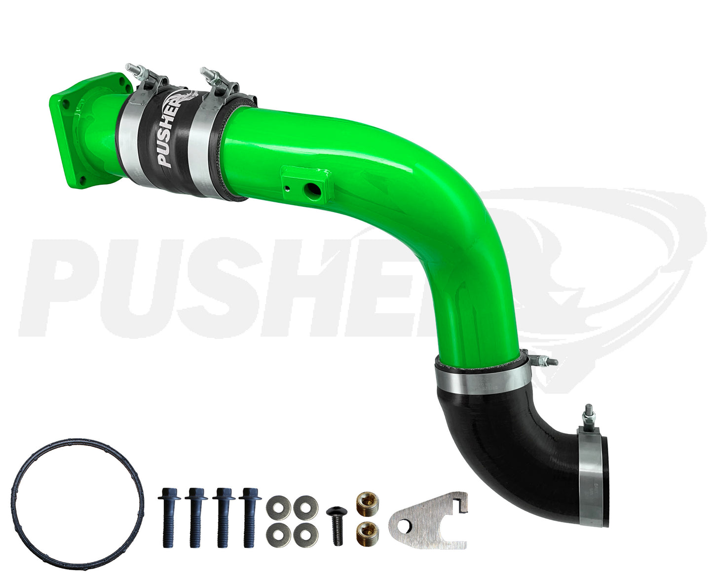 Pusher HD 3" Cold Side Charge Tube for 2017-2025 Ford F250/350 6.7L Powerstroke w/ Throttle Valve Replacement