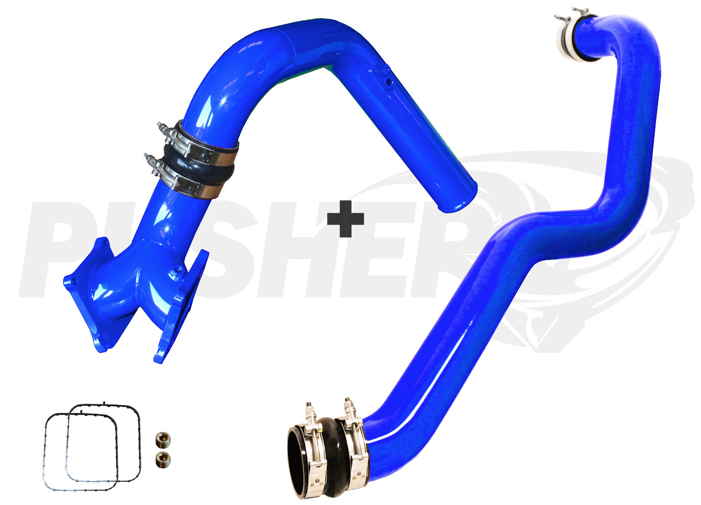 Pusher SuperMax Intake System & Pusher Max 3" Driver-side Charge Tube for 2006-2010 Duramax LBZ/LMM Trucks