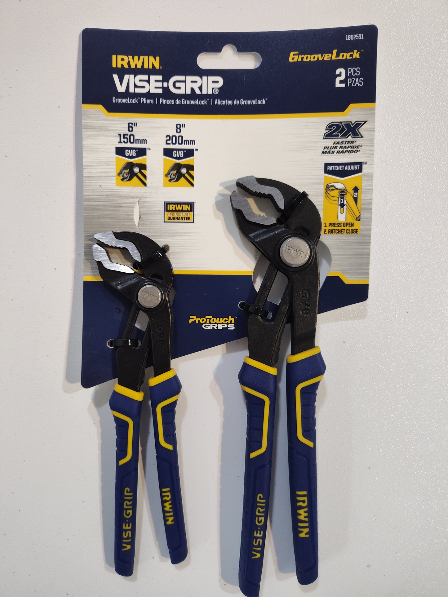 Irwin Vice Grips: 6" and 8" Set