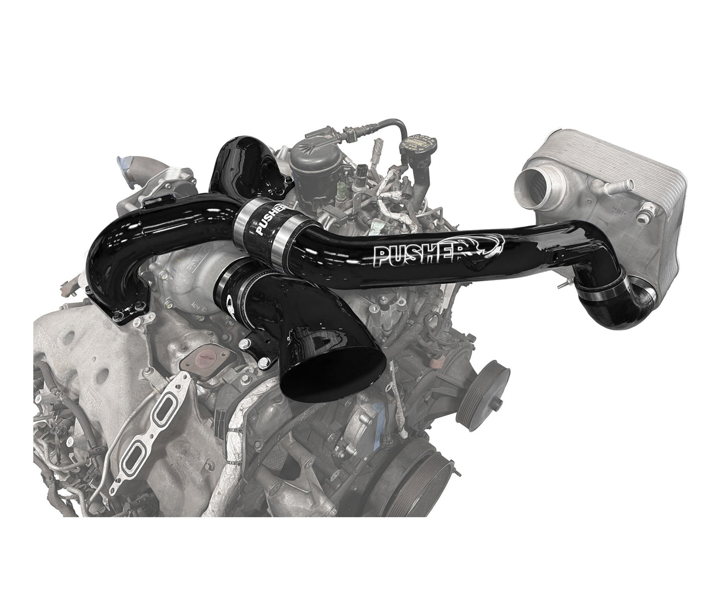 Pusher Intake System with Turbo Inlet for 2020+ Ford F250/350 6.7L Powerstroke