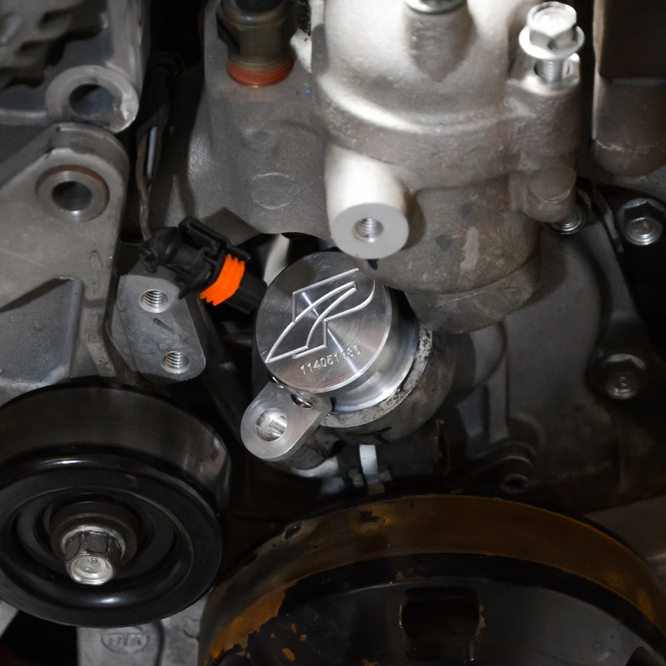 Engine Oil Fill Delete Plug Black