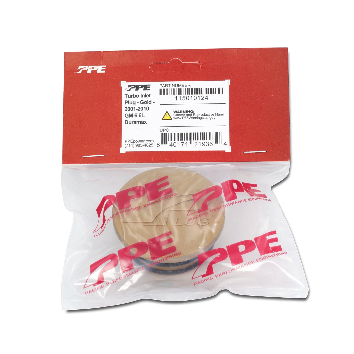 Plug Turbo Inlet Raw 2006-2010 GM 6.6L Duramax