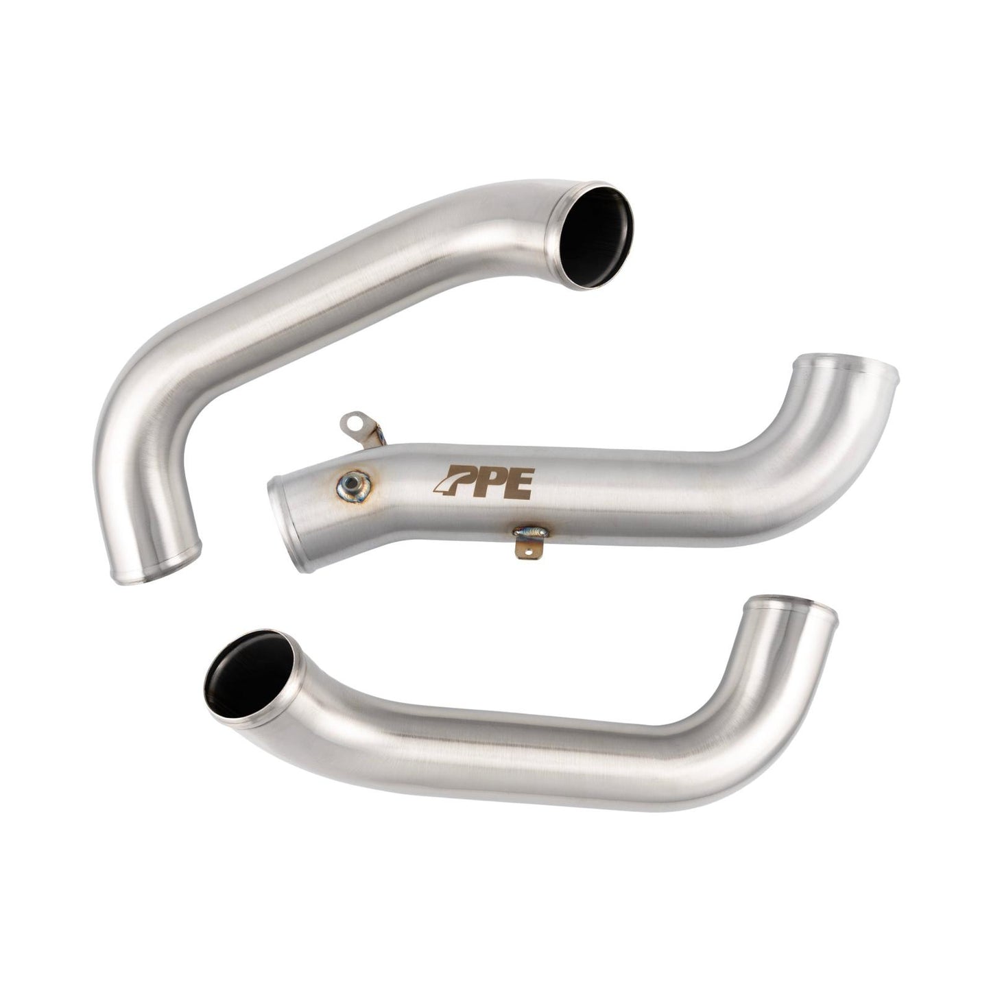 Charge Air Pipe Kit - GM 6.6L Duramax L5P 2017-2019 - Brushed Pacific Performance Engineering