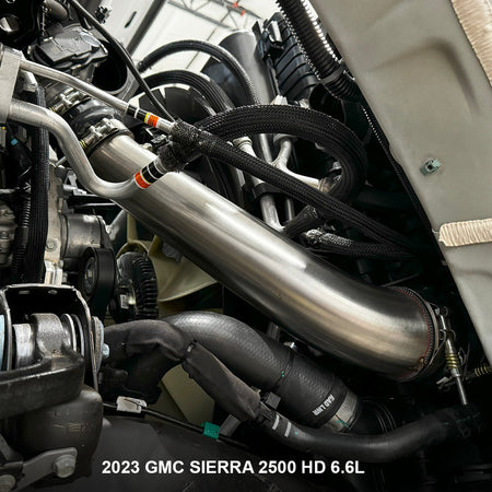 Charge Air Pipe Kit - GM 6.6L Duramax 20-25 L5P - Brushed Pacific Performance Engineering