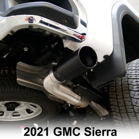 2020+ GM 6.6L Duramax 304 Stainless Steel Four Inch Performance Exhaust Upgrade Polished