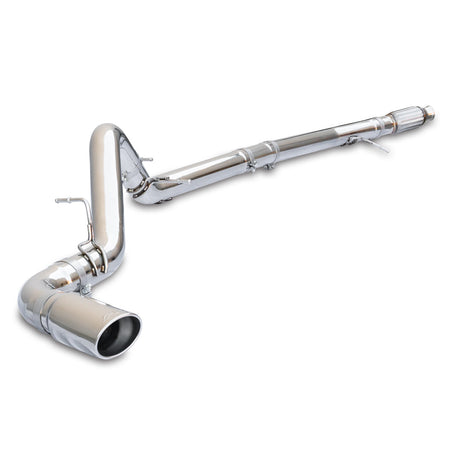 Exhaust Kit 4 Inch Cat Back Single Tip 3.0L Duramax - Pol/Pol
