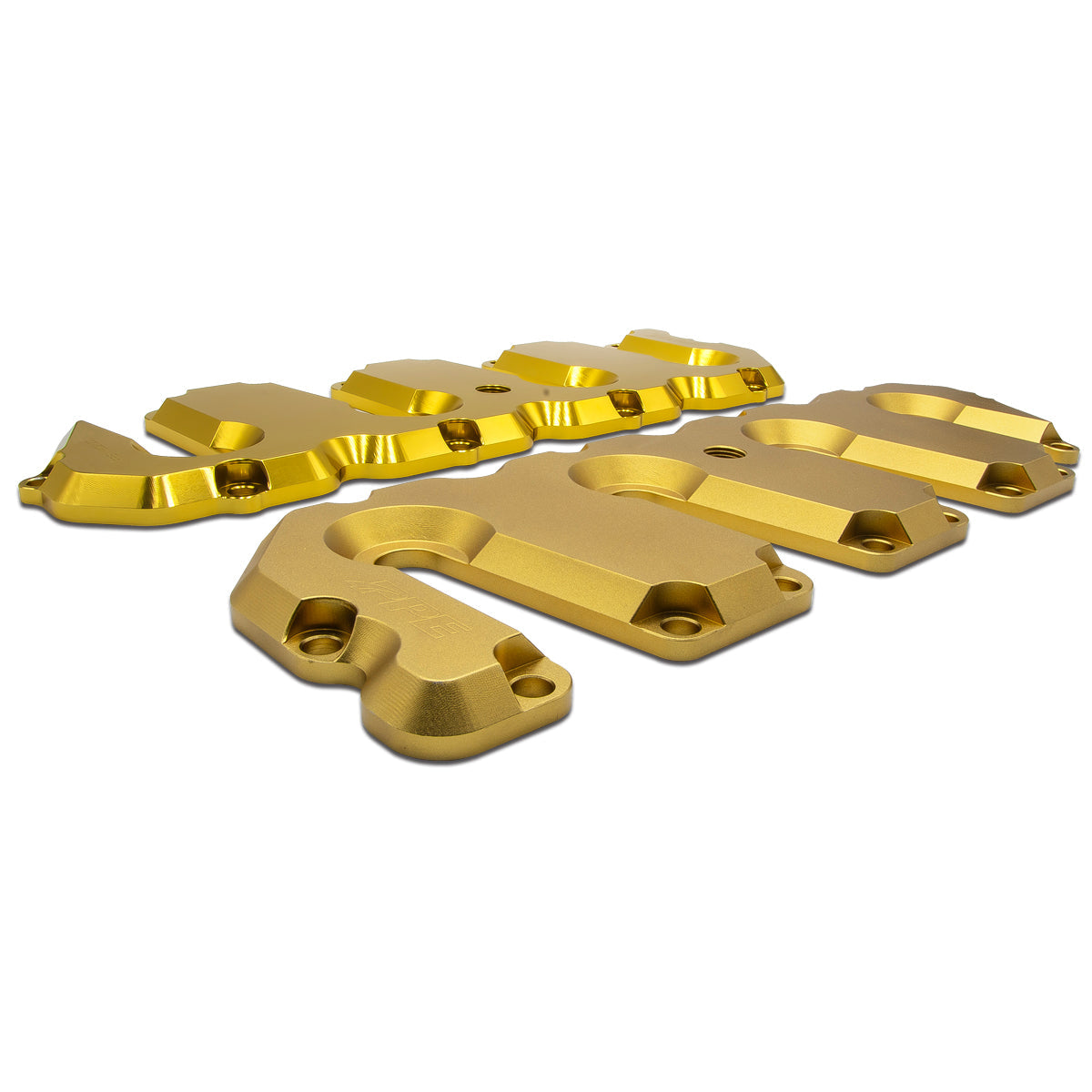 Valve Cover Kit Gold Matte No Pillars 2004.5-2010 6.6L Duramax PPE Diesel