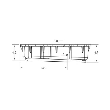 Deep 10L80 Transmission Pan GM 3.0L Duramax 2020-2023 Black
