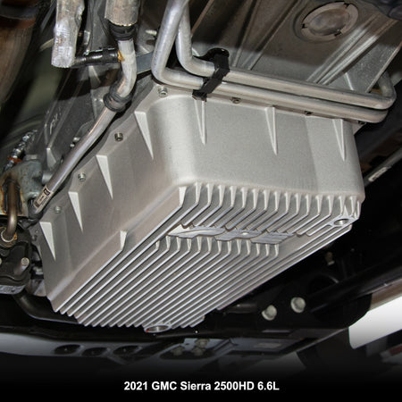 2020-2023 GM 6.6L Duramax w/ 10L1000 Transmission - Heavy-Duty Cast Deep Transmission Pan Raw