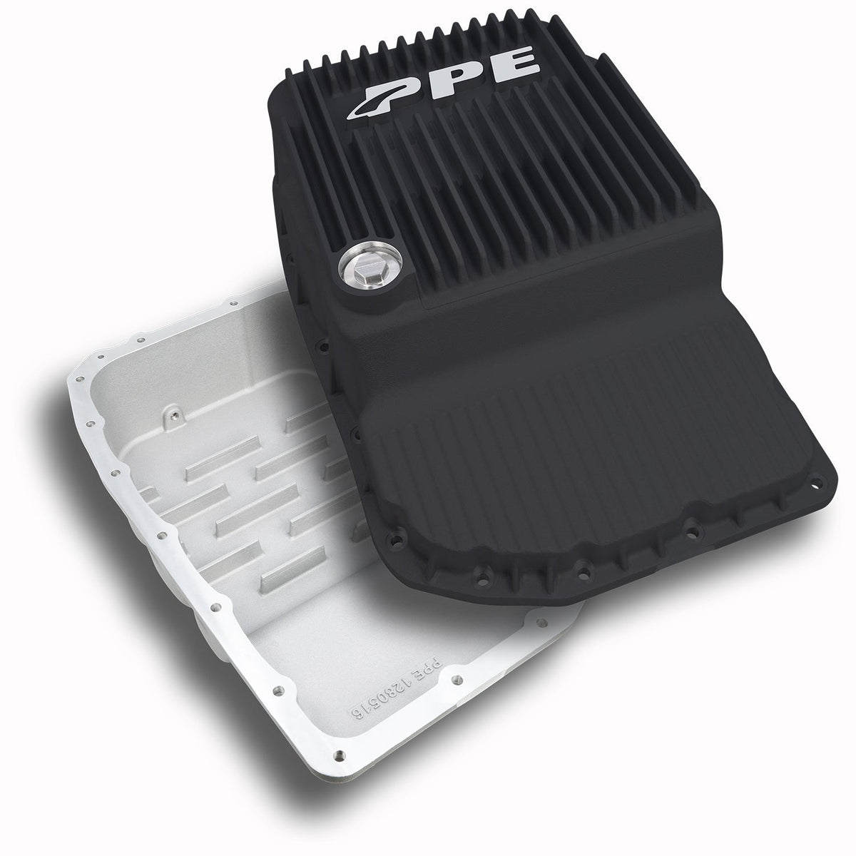 2007-2020 GM w/ 6L80 Heavy-Duty Cast Aluminum Transmission Pan Black