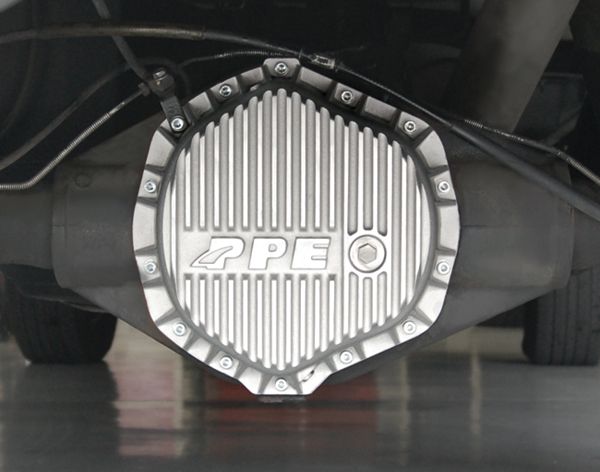 Heavy Duty Aluminum Rear Differential Cover GM/Dodge 2500HD/3500HD Raw PPE Diesel