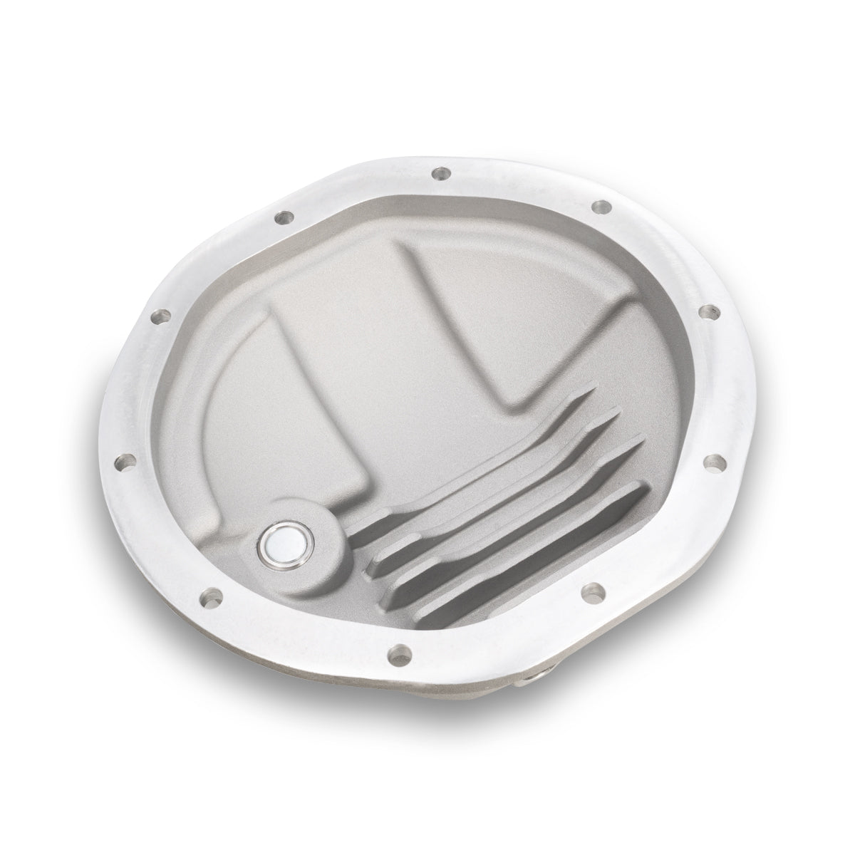 1972-2013 GM K1500 8.5 Inch -10 Heavy-Duty Aluminum Rear Differential Cover Brushed