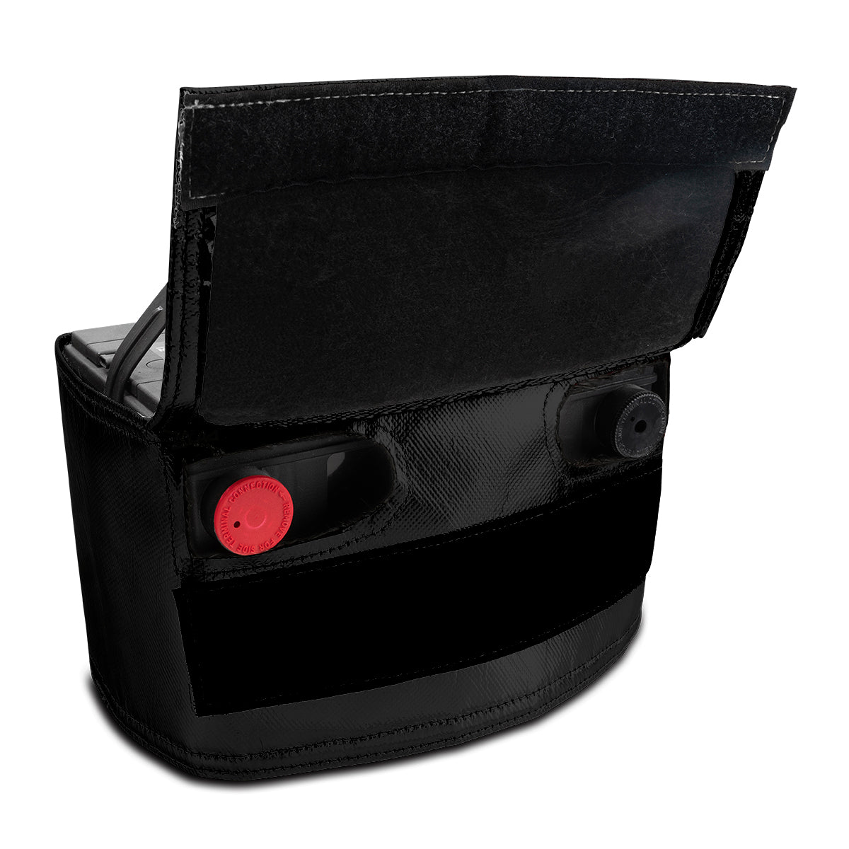 Heat Shield Battery Side Post Black
