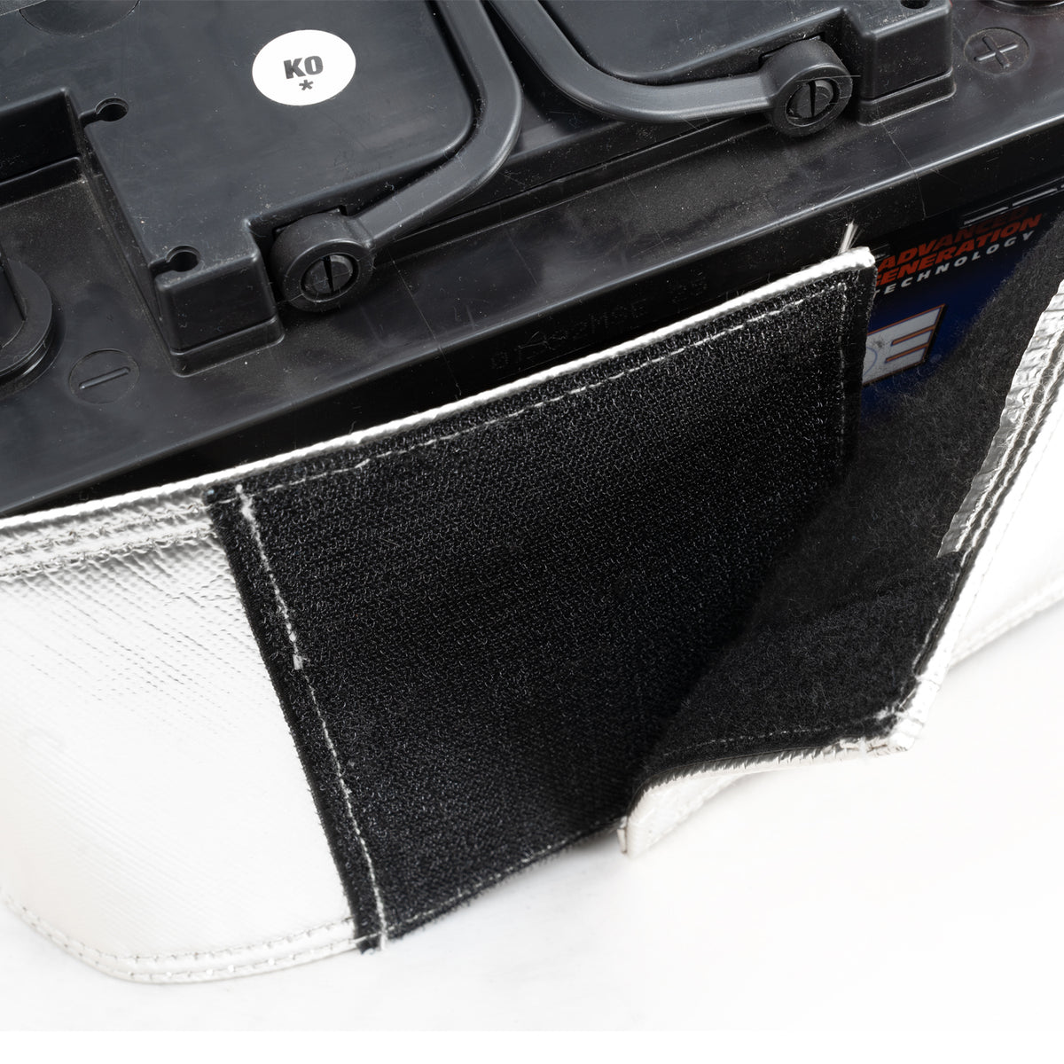 Heat Shield Battery Top Post Silver