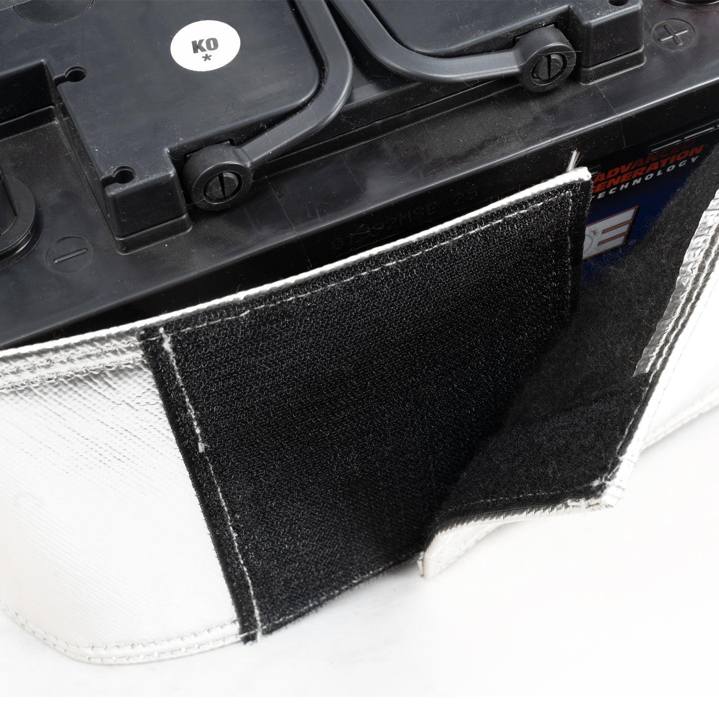Heat Shield Battery Top Post Silver