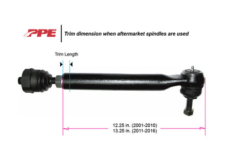 Stage3 Forged Tie Rod Assemblies Pair 2011-2024 PPE