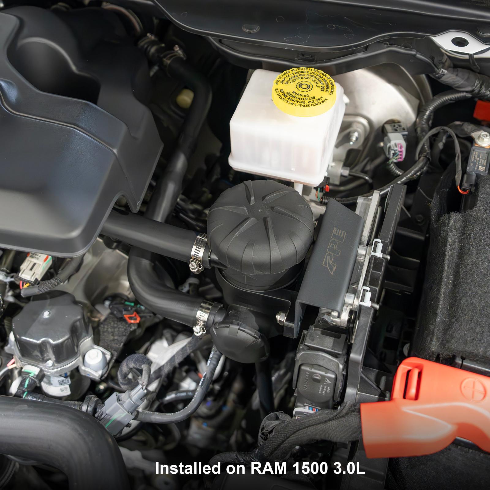 19-23 RAM 1500 3.0L EcoDiesel Crankcase Ventilation Oil/Water Separation Kit Pacific Performance Engineering