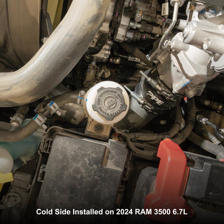 19-25 RAM 6.7L Cummins Hot and Cold Side Intercooler Charge Pipe Kit Raw Pacific Performance Engineering