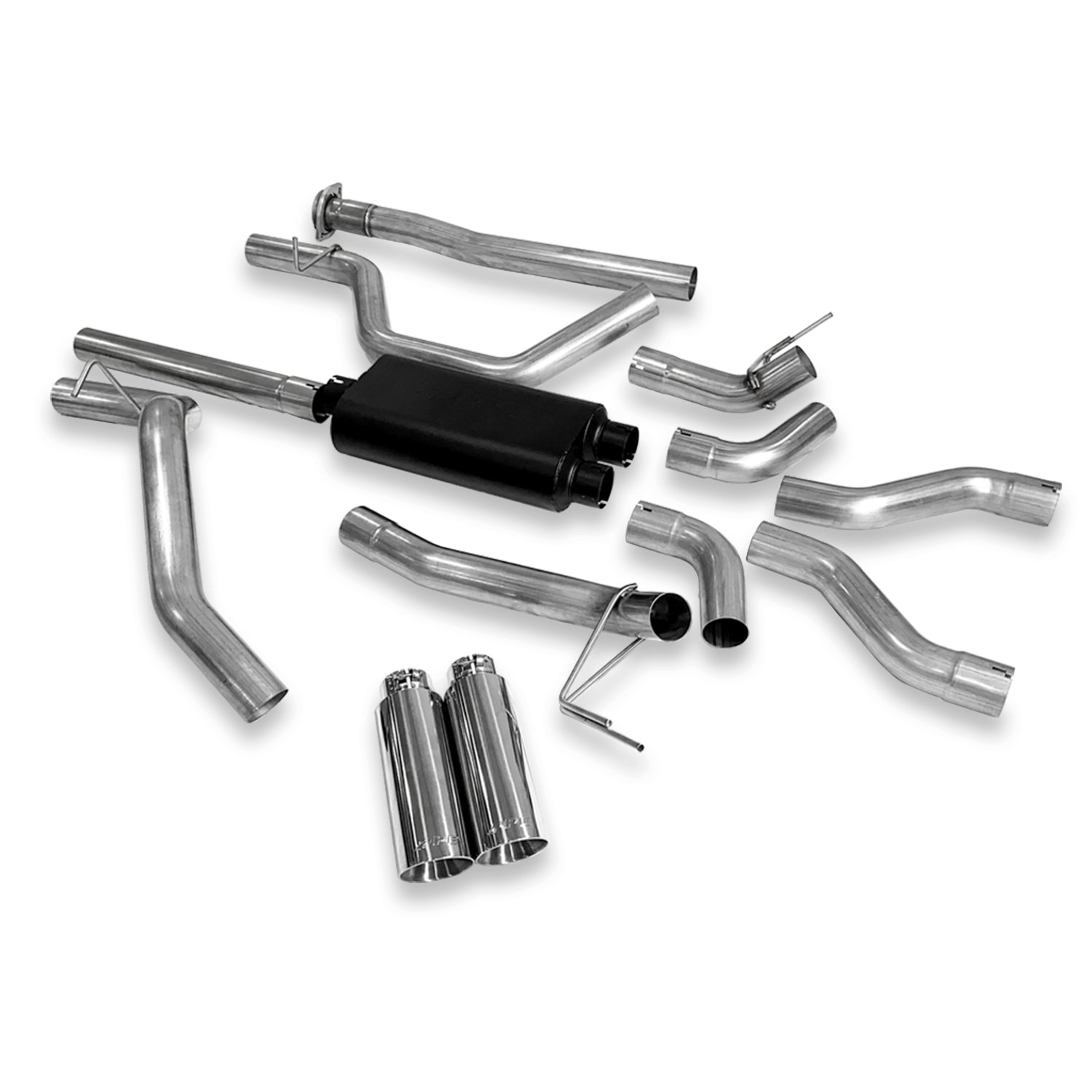 2019-2023 RAM 1500 5.7L HEMI Cat Back Exhaust System Dual Exit Polished PPE Diesel