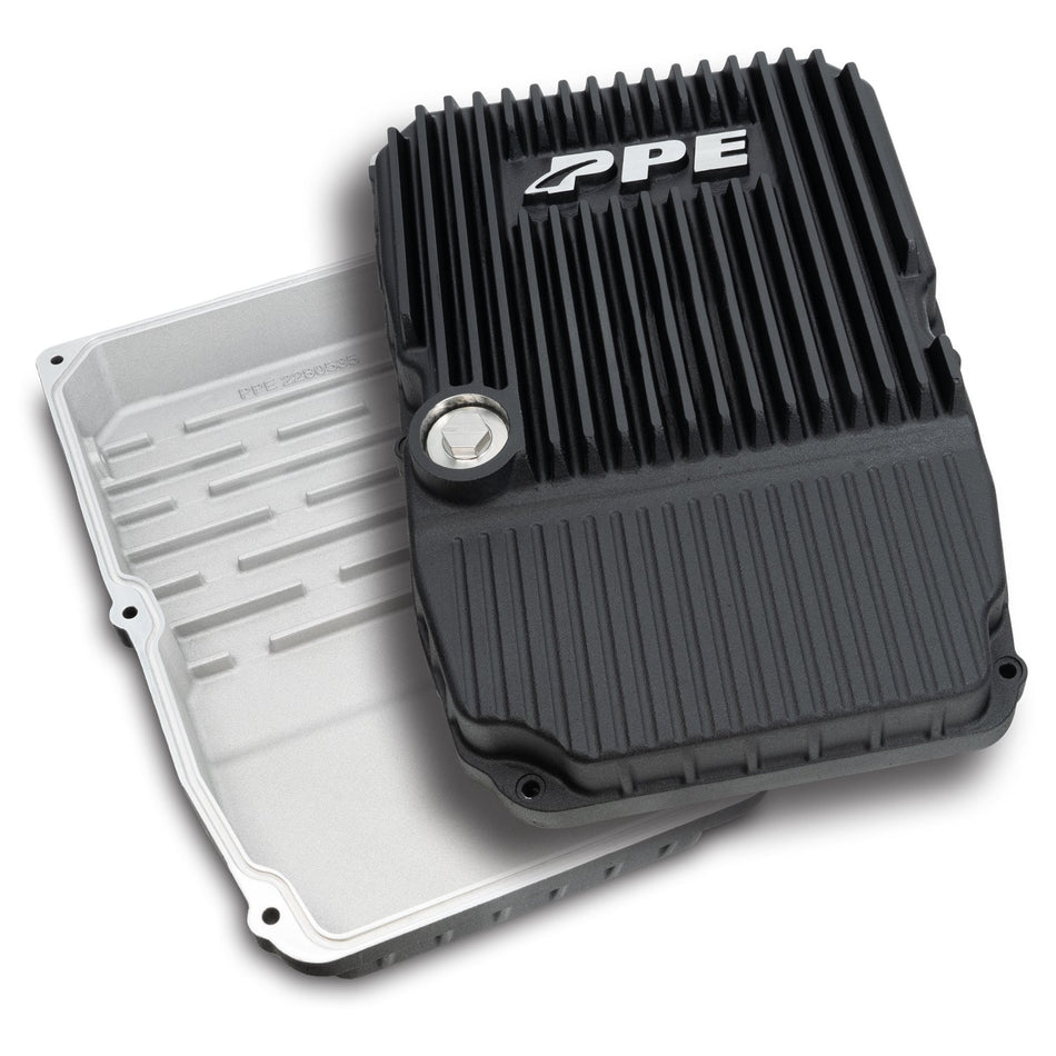 2005-2019 Jeep/Dodge/Chrysler w/ WA580, W5A580, NAG1 Transmission Heavy-Duty Cast Aluminum Transmission Pan Black