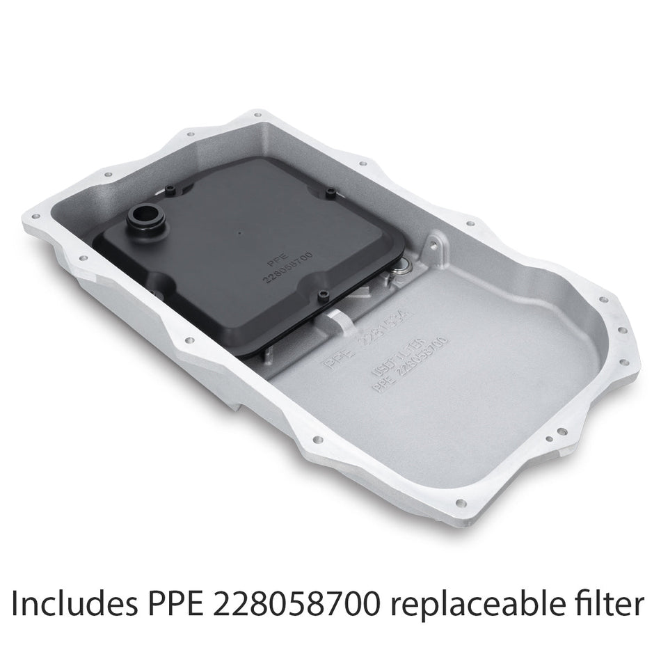 2018-2022 Jeep JL/JT 2.0L/3.0L w/ 850RE Transmission Heavy-Duty Cast Aluminum Transmission Pan Black