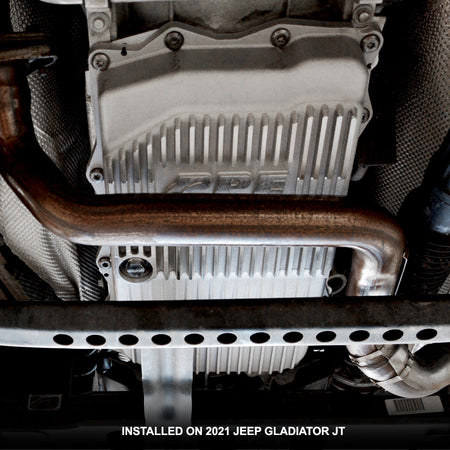 2018-2022 Jeep Wrangler JL/JT w/ 850RE Transmission Heavy-Duty Cast Aluminum Transmission Pan Black