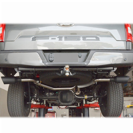 Exhaust Cat Back Ford F150 (2009-2014) Raw Tube Black Tips