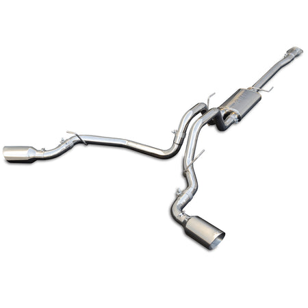 Exhaust Cat Back Ford F150 (2009-2014) Polished Tube Polished Tips