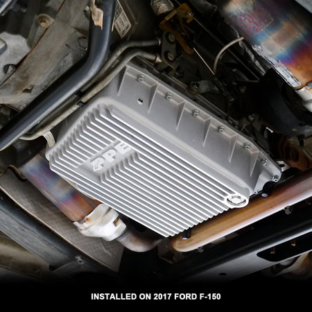 Ford 6R80 Deep Transmission Pan 2015-2017 Ford F-150 Brushed PPE Diesel