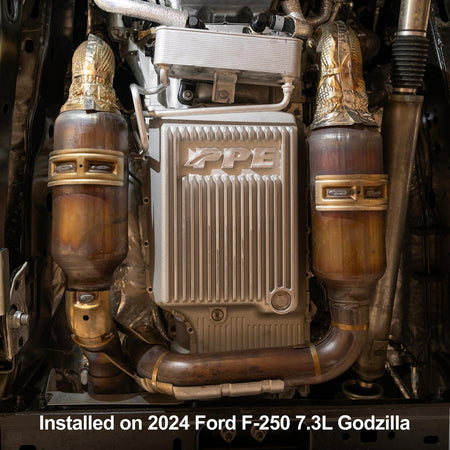 10R140 Deep Transmission Pan SuperDuty Gas 20-25 - Step Bottom-Raw Pacific Performance Engineering