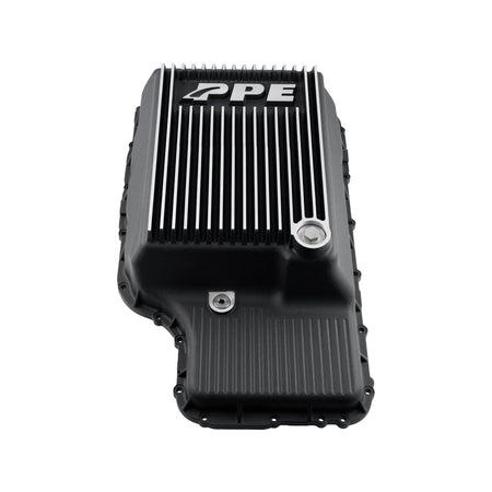 10R140 Deep Transmission Pan SuperDuty Gas 20-25 - Step Bottom - Brushed Pacific Performance Engineering