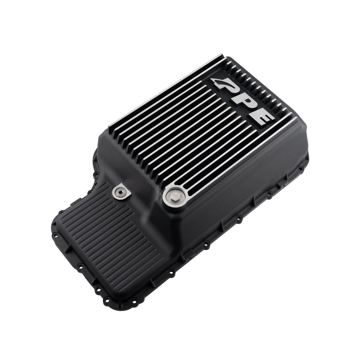 10R140 Deep Transmission Pan SuperDuty Gas 20-25 - Step Bottom - Brushed Pacific Performance Engineering