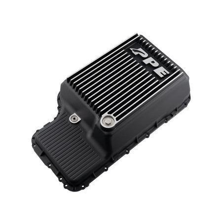 10R140 Deep Transmission Pan SuperDuty Gas 20-25 - Step Bottom - Brushed Pacific Performance Engineering