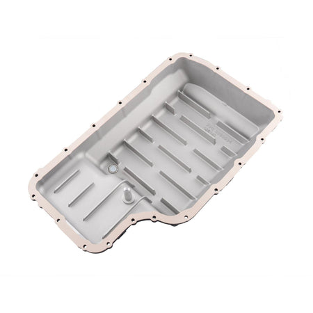 10R140 Deep Transmission Pan SuperDuty Gas 20-25 - Step Bottom - Brushed Pacific Performance Engineering