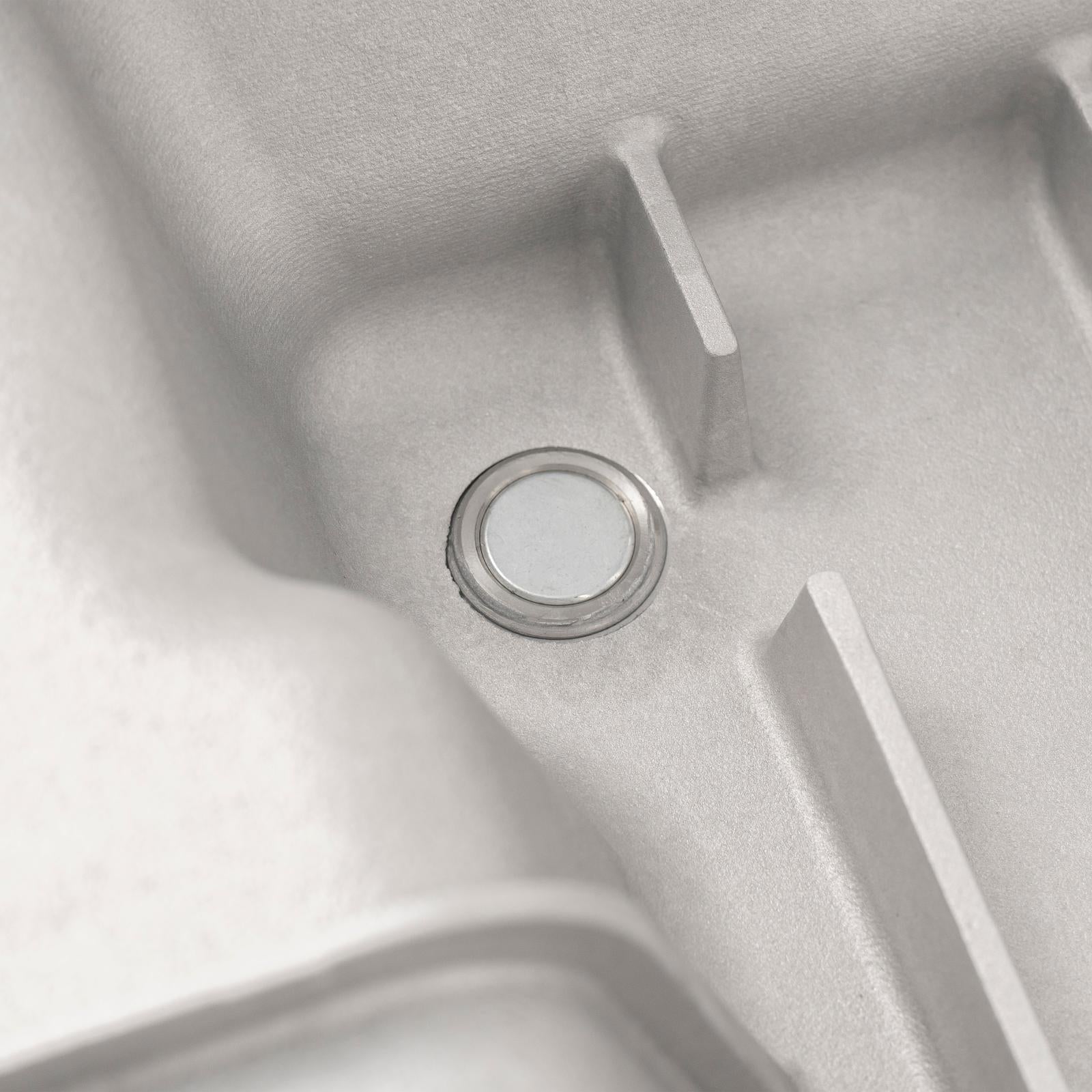 10R140 Deep Transmission Pan SuperDuty Gas 20-25 - Step Bottom - Brushed Pacific Performance Engineering