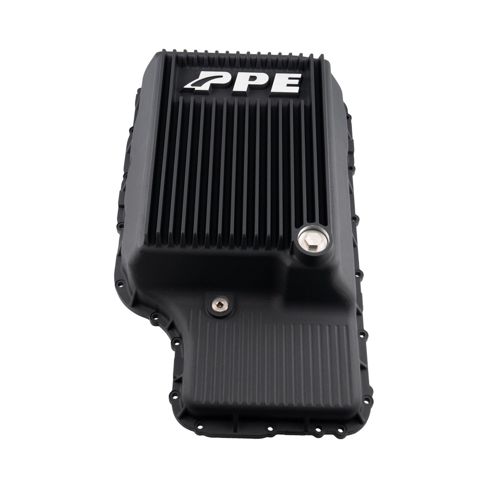10R140 Deep Transmission Pan SuperDuty Gas 20-25 - Step Bottom-Black Pacific Performance Engineering