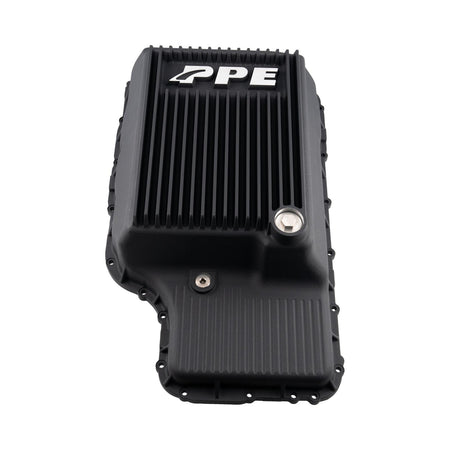 10R140 Deep Transmission Pan SuperDuty Gas 20-25 - Step Bottom-Black Pacific Performance Engineering