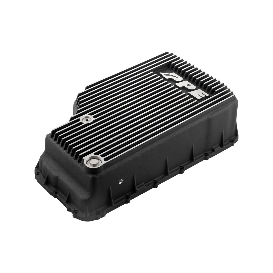 20-25 Ford Super Duty Diesel 10R140 Heavy-Duty Cast Aluminum Deep Transmission Pan-Brushed Pacific Performance Engineering