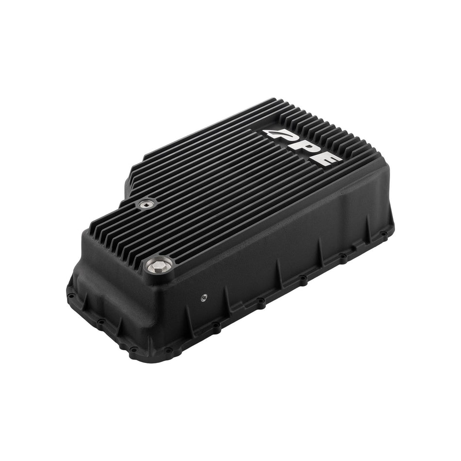 20-25 Ford Super Duty Diesel 10R140 Heavy-Duty Cast Aluminum Deep Transmission Pan-Black Pacific Performance Engineering