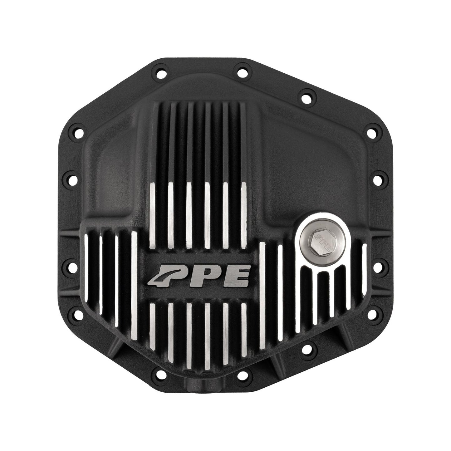 23-25 Ford Super Duty Dana M235 -14 Bolt Heavy-Duty Cast Aluminum Front Differential Cover Brushed Pacific Performance Engineering